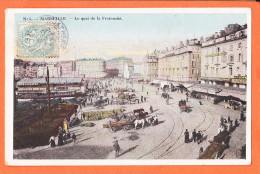 10761 ● MARSEILLE (13) Le Quai De La FRATERNITE  1905 à Honoré VILLAREM  Port-Vendres  MARLIERE N° 5 - Joliette, Port Area