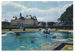 CPSM /CPM 10.5 X 15 Seine Et Marne Château De VAUX-LE-VICOMTE Bassin De La Couronne Construit Par Le Vau De 1656 à 1661* - Vaux Le Vicomte