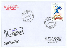 NCP 23 - 2007b-a Sport, ATHLETIC , Romania - Registered Cover - 2012 - Lettres & Documents