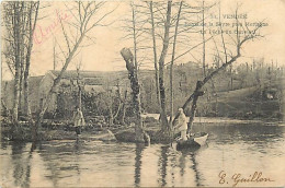 - Vendée -ref-F218- Mortagne Sur Sèvre - Pêche Au Carrelet - Pêcheurs - Bords Dela Sèvre - N°33 - - Mortagne Sur Sevre