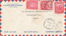 HAITI - AIR MAIL 1952 PORT-AU-PRINCE - PHILADELPHIA / 7075 - Haiti