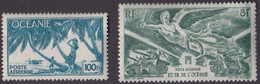 Océanie - Poste Aérienne - YT N° 18 Et 19 ** Neuf Sans Charnière - 1944 - Aéreo