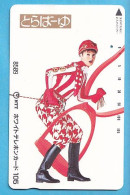 Japan Telefonkarte Japon Télécarte Phonecard -  Girl Frau Women Femme - Advertising