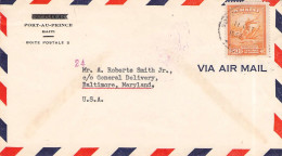 HAITI - AIR MAIL 1952 PORT-AU-PRINCE - BALTIMORE / 7084 - Haiti