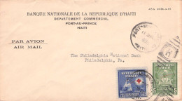 HAITI - MAIL 1951 PORT-AU-PRINCE - PHILADELPHIA / 7086 - Haiti