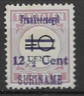 Suriname 1926, NVPH 116, Kw 4.5 EUR (SN 2908) - Suriname ... - 1975