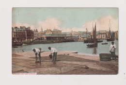 ENGLAND -  Plymouth Barbican Fish Quay Used Vintage Postcard - Plymouth