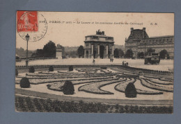 CPA - 75 - Paris - Le Louvre Et Les Nouveaux Jardins Du Carrousel - Circulée En 1913 - Louvre