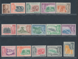 1951 Dominica - Stanley Gibbons N. 120/34 - MNH** - Autres & Non Classés