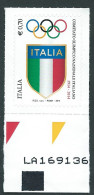 Italia 2014; CONI, Comitato Olimpico Nazionale Italiano. Francobollo Di Bordo Inferiore. - 2011-20: Neufs