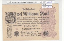 BILLETE ALEMANIA 2 MILLONES MARCOS 1923 P-104a.1 - Andere - Europa