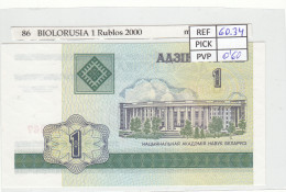 BILLETE BIELORUSIA 1 RUBLOS 2000 P-21 - Sonstige – Europa