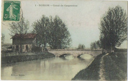 Cpa..84..ROBION..VAUCLUSE..CANAL DE CARPENTRAS - Robion