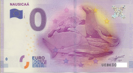 Vends Billet Souvenir Touristique 0€ Nausicaa  2016-1 UEBK - Autres & Non Classés