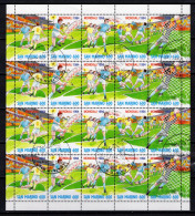 1994 SAN MARINO MINIFOGLIO 1418/1422 USATO Campionati Mondiali Di Calcio USA '94 - Blokken & Velletjes