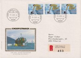 1985 Schweiz Nachnahme Brief, ET, Zum:CH 713, Mi:CH 1292, 100 Jahre "Société Internationale De Sauvetage Du Léman" - Brieven En Documenten