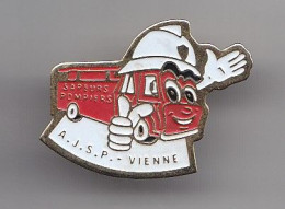 Pin's AJSP  Sapeurs Pompiers Vienne Réf 6338 - Pompiers