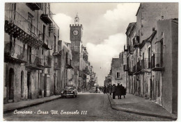 CIANCIANA - CORSO VITT. EMANUELE III - AGRIGENTO - 1965 - AUTOMOBILI - CARS - Agrigento