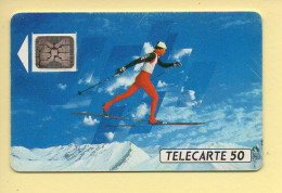 Télécarte 1991 : SKI DE FOND / 50 Unités / Numéro 35168 / 11-91 / Jeux Olympiques D'Hiver ALBERTVILLE 92 - 1991