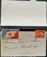 Lettre 30 Juin 1912 Pour Paris - Cruz Roja