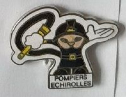 Pin's  Ville, SAPEURS  POMPIERS  De  ECHIROLLES  ( 38 ) - Firemen