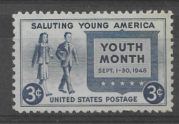 USA 1948.  Youth Month Sc 963  (**) - Ungebraucht