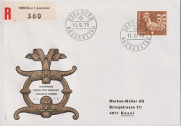 1975 Schweiz, FDC R-Brief  Zum:CH 542, Mi:CH 1057, Turmhahn Solothurn - Covers & Documents