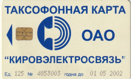 PHONE CARD RUSSIA Kirovelektrosvyaz - Kirov (E9.23.6 - Rusia