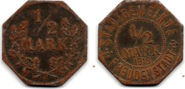 MA 33678 / Freudenstadt 1/2 Mark TB - Monetary/Of Necessity