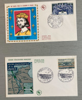 4 Enveloppes Premier Jour 1959/60/66/67 = (OTAN-Paris-1959 /Conférence Européenne P&T-Paris-1960 / Marémotrice De La Ran - Autres & Non Classés