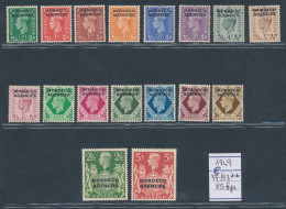 1949 Morocco Agencies - Stanley Gibbons N. 77/93 - MNH** - Other & Unclassified