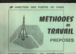 Méthode De Travail Du Préposé à La Distribution, Centre De Formation, PTT, La Poste, 30 Pages, Cahier à Spirales - Telefonbücher