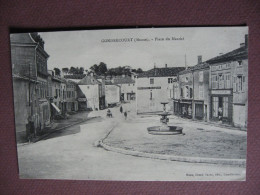 CPA 55 GONDRECOURT Place Du Marché COMMERCES Dont SUCCURSALE N° 101 ? 1er Plan à Droite 1916 - Gondrecourt Le Chateau