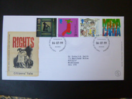 GREAT BRITAIN SG 2098-2101 MILLENIUM SERIES THE CITIZENS TALE FDC EDINBURGH - Zonder Classificatie