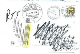 Lettre à Destination Australie, Timbre Blason De Ordino, Return To Sender , Avec Timbre à Date Retour - Briefe U. Dokumente