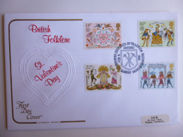 GREAT BRITAIN SG 1143-46 FOLKLORE   FDC CENTURIES OF TRADITION OXFORD - Unclassified