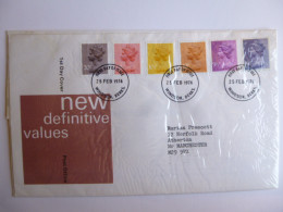 GREAT BRITAIN SG DEFINITIVES ISSUE DATED  25.02.76 FDC  - Non Classificati