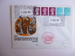GREAT BRITAIN SG DEFINITIVES ISSUE DATED  14.12.77 FDC  - Zonder Classificatie