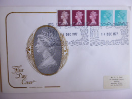 GREAT BRITAIN SG DEFINITIVES ISSUE DATED  14.12.77 FDC  - Non Classés