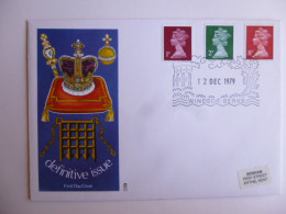 GREAT BRITAIN SG DEFINITIVES ISSUE DATED  12.12.79 FDC  - Unclassified