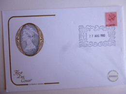 GREAT BRITAIN SG DEFINITIVES ISSUE DATED  27.08.80 FDC  - Zonder Classificatie