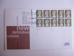 GREAT BRITAIN SG DEFINITIVES ISSUE DATED  26.01.81 FDC  - Unclassified