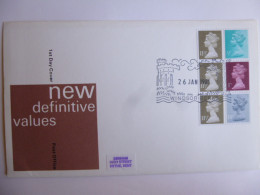 GREAT BRITAIN SG DEFINITIVES ISSUE DATED  26.01.81 FDC  - Unclassified