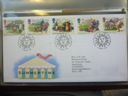 GREAT BRITAIN SG 1834-38 THE FOUR SEASONS. SUMMERTIME EVENTS   FDC - Unclassified
