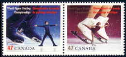 Canada Figure Skating Patinage Artistique Se-tenant MNH ** Neuf SC (C18-99ab) - Patinage Artistique