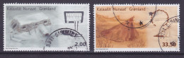 Greenland 2015 Mi. 703-04 Grönländische Architektur (I) Wohnformen Vor Der Kolonialisierung Complete Set - Used Stamps