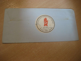 LISBOA 1958 Knudsen Navegaçao TINTAS Para Navios Label Maritime Meter Mail Cancel Slight Faults Cover PORTUGAL - Covers & Documents