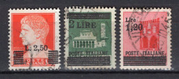 Z6390 - ITALIA LUOGOTENENZA SASSONE N°523/25 - Used