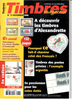 REVUE TIMBRES MAGAZINE N° 73 De Novembre 2006 - Frans (vanaf 1941)