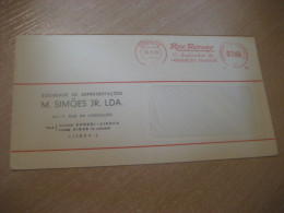 LISBOA 1959 Simoes Rex Rotary Duplicador Meter Mail Cancel Cover PORTUGAL - Lettres & Documents